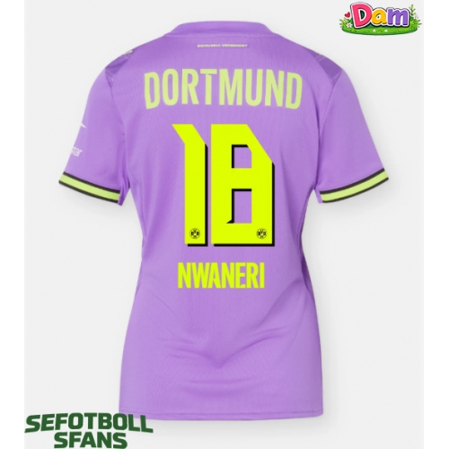 Borussia Dortmund Ethan Nwaneri #18 Tredje Tröja Kvinnor 2026-27 Kortärmad